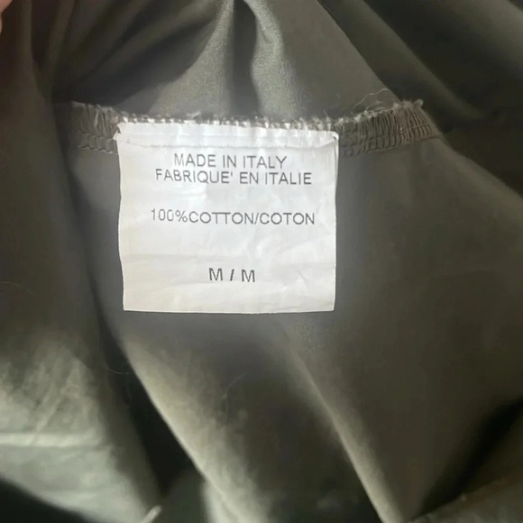 Cotton Dress Frill Detail Made In Italy, Size M - Picture 8 of 9